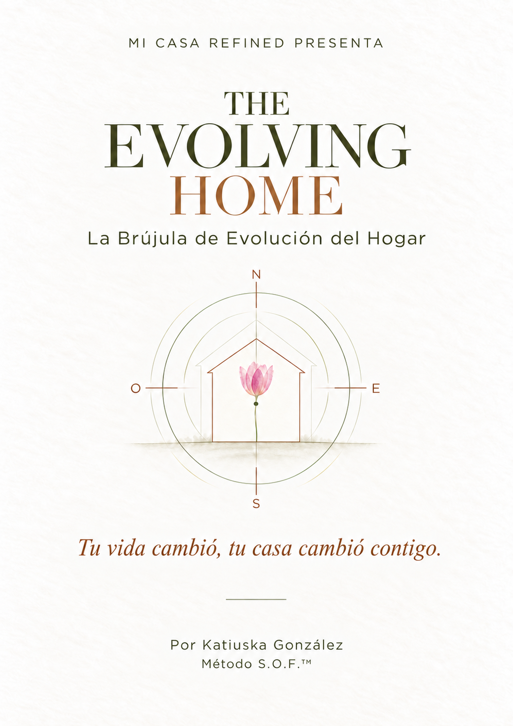 Portada del workbook La Brújula de Evolución del Hogar, por Katiuska González